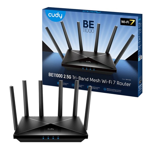 Cudy BE11000 Wi-Fi7 Gigabit Mesh Router