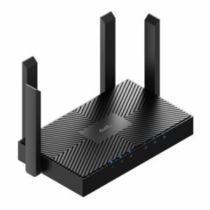 Cudy AX3000 5-Port Gigabit Dual-Band Wi-Fi 6 Mesh Router – Black