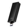 WU6500 Cudy-WU6500-BE6500-High-Gain-USB-3.0-Wi-Fi-7-Adapter-Black wr 02a Cudy BE6500 Tir-Band Wi-Fi7 USB 3.0 Adapter
