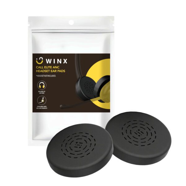 WX-HSEC02 WINX-Call-Elite-ANC-Headset-Ear-Pads-Black wr 01a WINX CALL Elite ANC Ear Cub Replacements