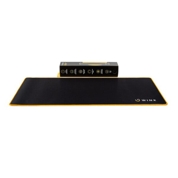 WX-MP103 wr 02 WINX GLIDE Black Extra Large Mouse Pad