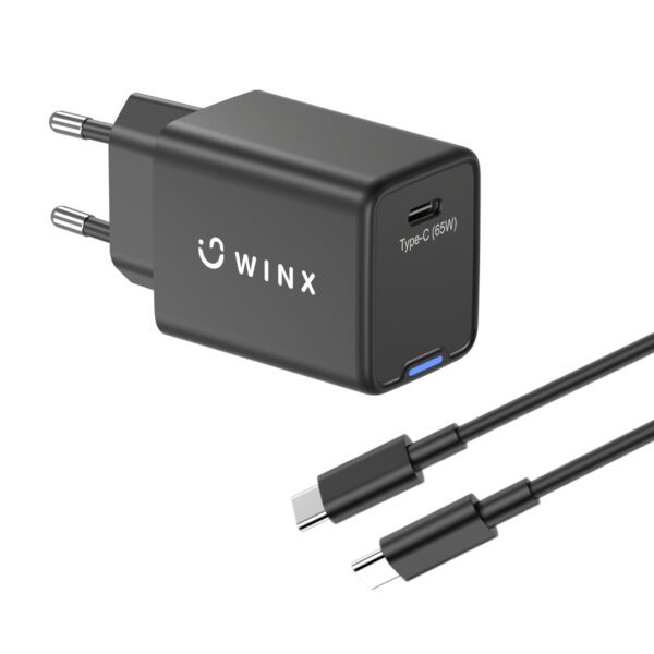 WX-WC105 WINX-POWER-Pro-Type-C-65W-GaN-Wall-Charger-Black wr 01a WINX POWER Pro Type-C 65W GaN Wall Charger