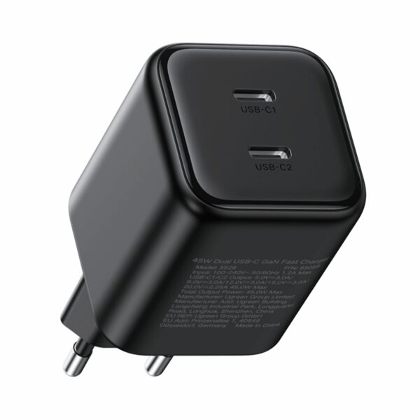 X526-65058 UGreen Charger USB Type-C GaN Fast 45W E wr 04 UGreen Charger USB Type-C GaN Fast 45W EU