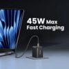 X526-65058 UGreen Charger USB Type-C GaN Fast 45W E wr 05 UGreen Charger USB Type-C GaN Fast 45W EU