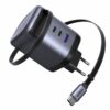 UGREEN Nexode 100W Charger with Retractable USB Type-C Cable