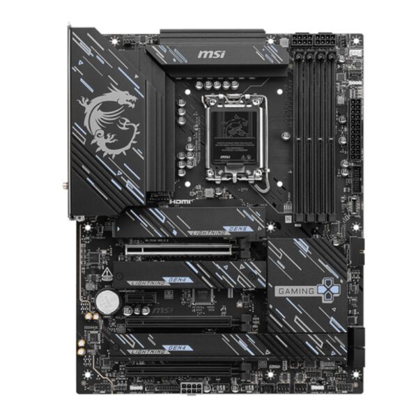 Z890GAMINGPLUSWIFI wr 02 MSI Z890 GAMING PLUS WIFI DDR5 Intel LGA1851 ATX Gaming Motherboard