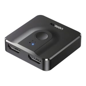 Cm217-50966-wr-01 UGREEN CM217-50966 2-in-1 Bi-Directional 4K HDMI Switcher - Black