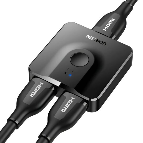 Cm217-50966-wr-06 UGREEN CM217-50966 2-in-1 Bi-Directional 4K HDMI Switcher - Black