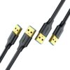 UGREEN USB 3.0 Male to Male Cable, with 5Gbps Data Transfer - 1m