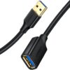 UGREEN USB 3.0 Extension Cable – Male to Female, 5Gbps Data Transfer - 1m
